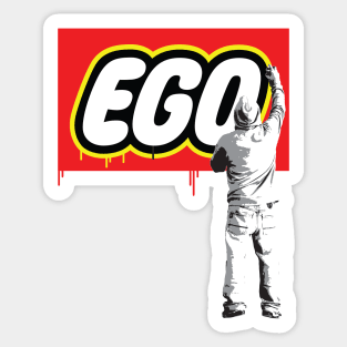 Graffiti Ego Sticker